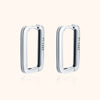 Rectangular Clip Earrings - Isabelle