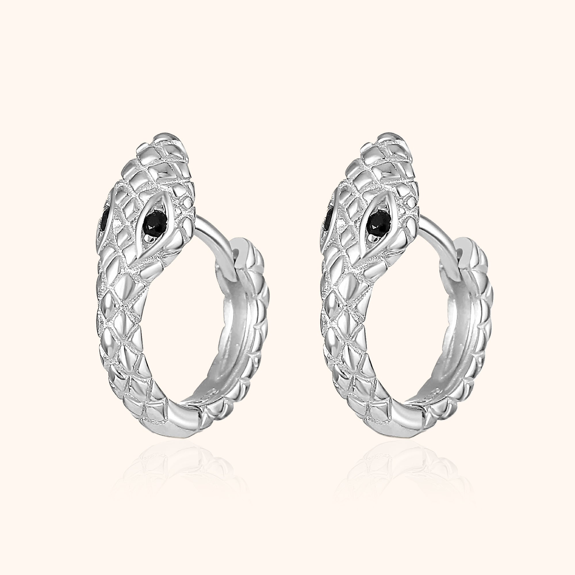 Compact Snake Earrings - Sophia