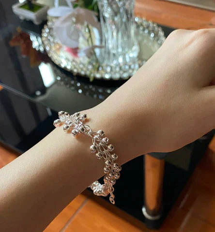 SILVER BEAD BRACELET