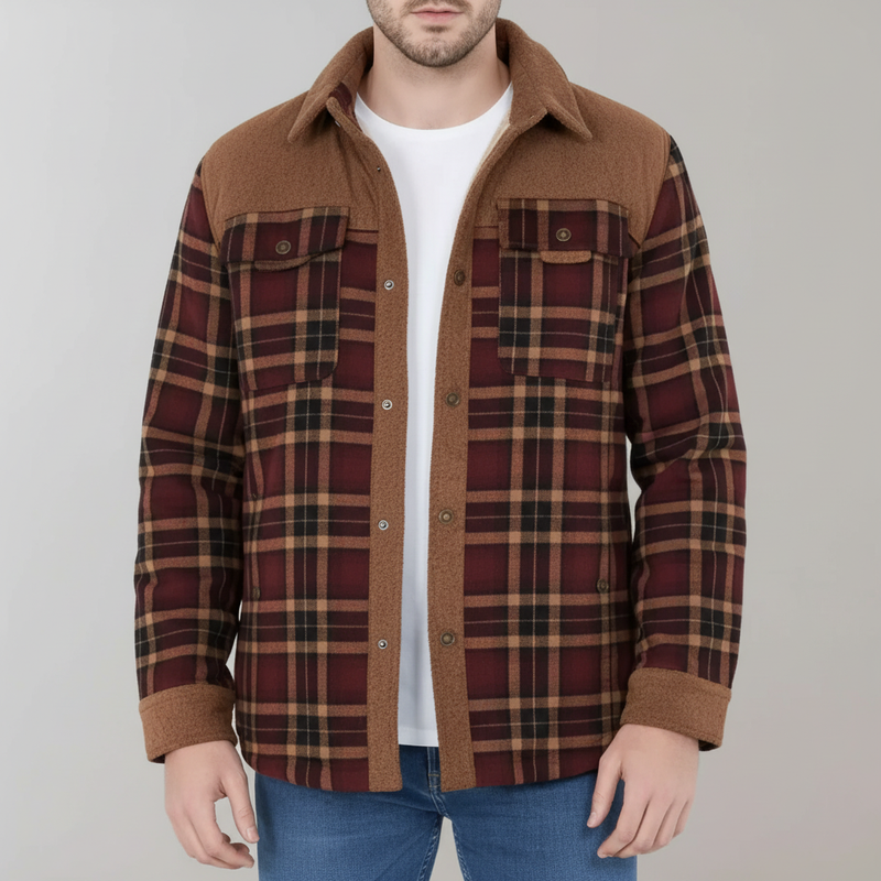 Gefütterte Flanelljacke - Lars