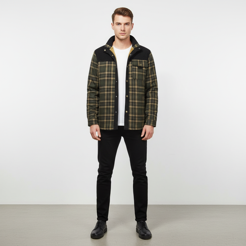 Gefütterte Flanelljacke - Lars