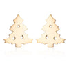 Silver Christmas Stud Earrings | Festive Women's Jewellery