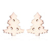 Silver Christmas Stud Earrings | Festive Women's Jewellery