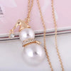 CHRISTMAS SNOWMAN PEARL NECKLACE | Festive Women's Jewellery | Holiday Cheer