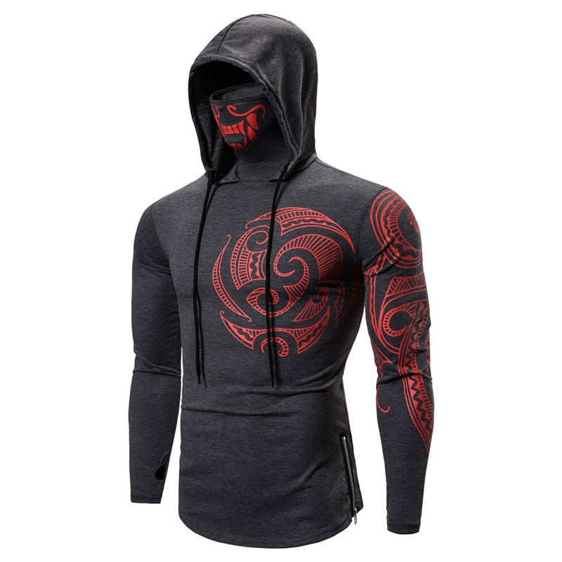 Men's hoodie with integrated skull mask – Autumn Edition ShadowX