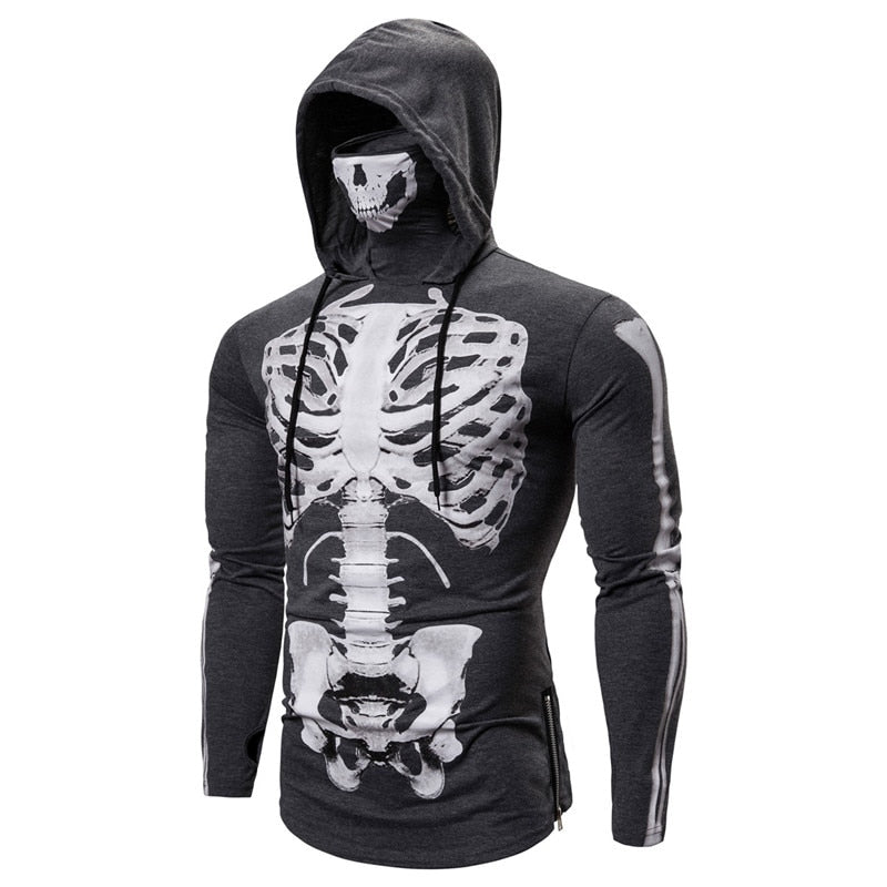 Men's hoodie with integrated skull mask – Autumn Edition ShadowX