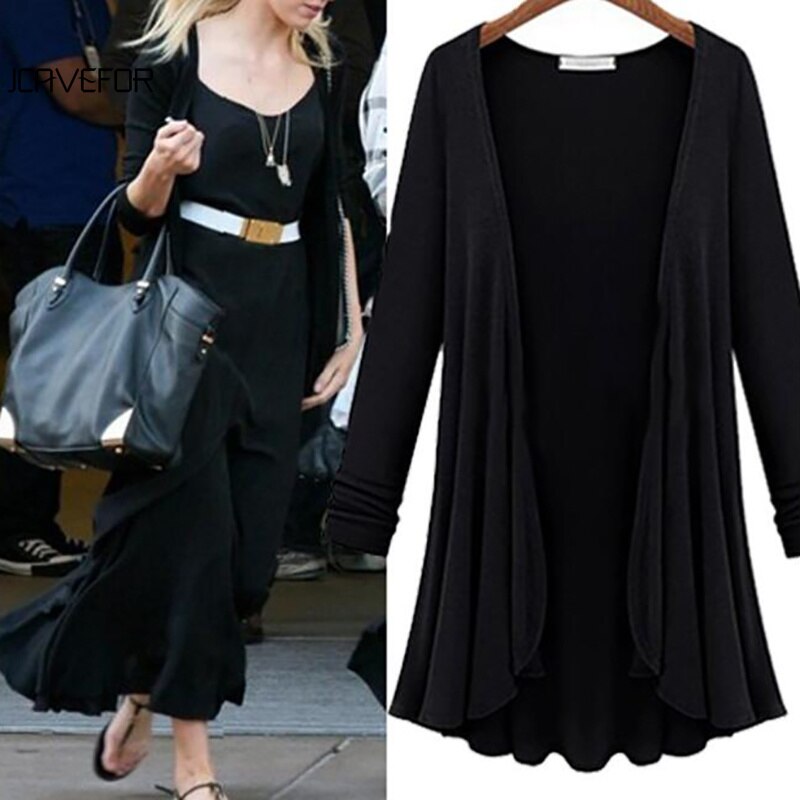 Ladies' cardigan with ruffles – Autumn Magic Elena