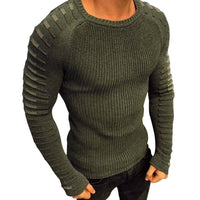 Men's knitted jumper with stripe details – Lukas autumn edition