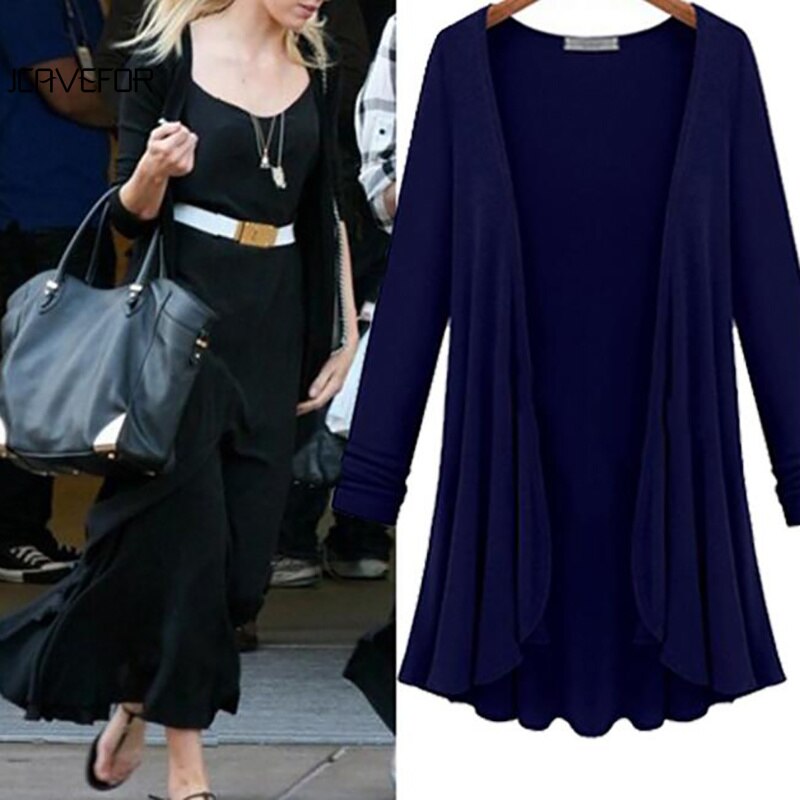 Ladies' cardigan with ruffles – Autumn Magic Elena