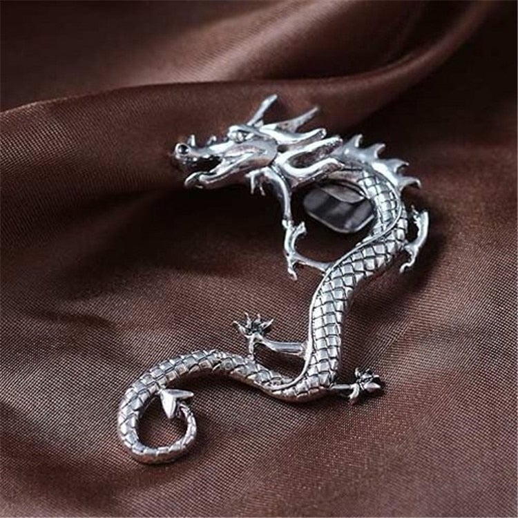 Silver Dragon Earrings – Nysa