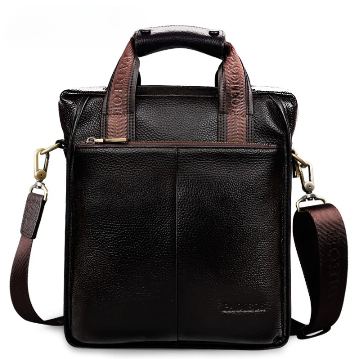 Vintage Genuine Leather Messenger Shoulder Bag