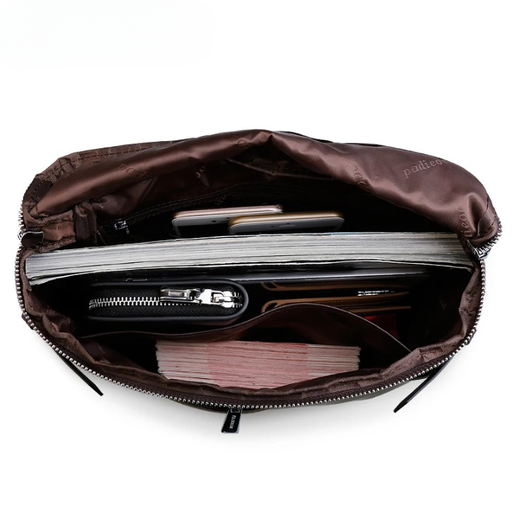 Vintage Genuine Leather Messenger Shoulder Bag