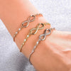 Stylish and Adjustable Infinity Bracelet - Nova