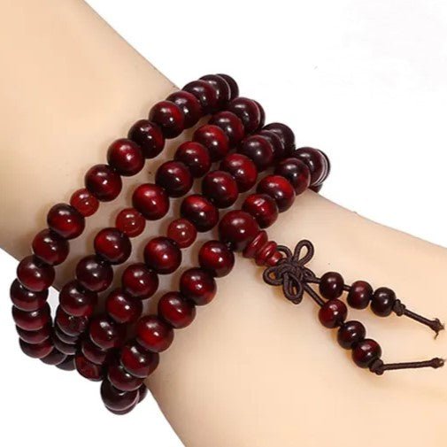 Wooden Meditation Prayer Beads Bracelet | Natural Wooden Jewellery