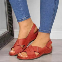 Chloe - Orthopedische Marineblauwe Comfort Sandalen