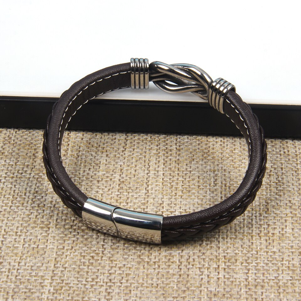 Infinity Bracelet | Leather Knot Design