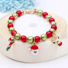 CHRISTMAS SANTA BEAD BRACELET