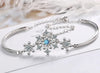 Christmas Snowflake Cubic Zirconia Bracelet