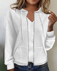 Casual Comfort Women's Vest with Pockets and Drawstrings - Sophie