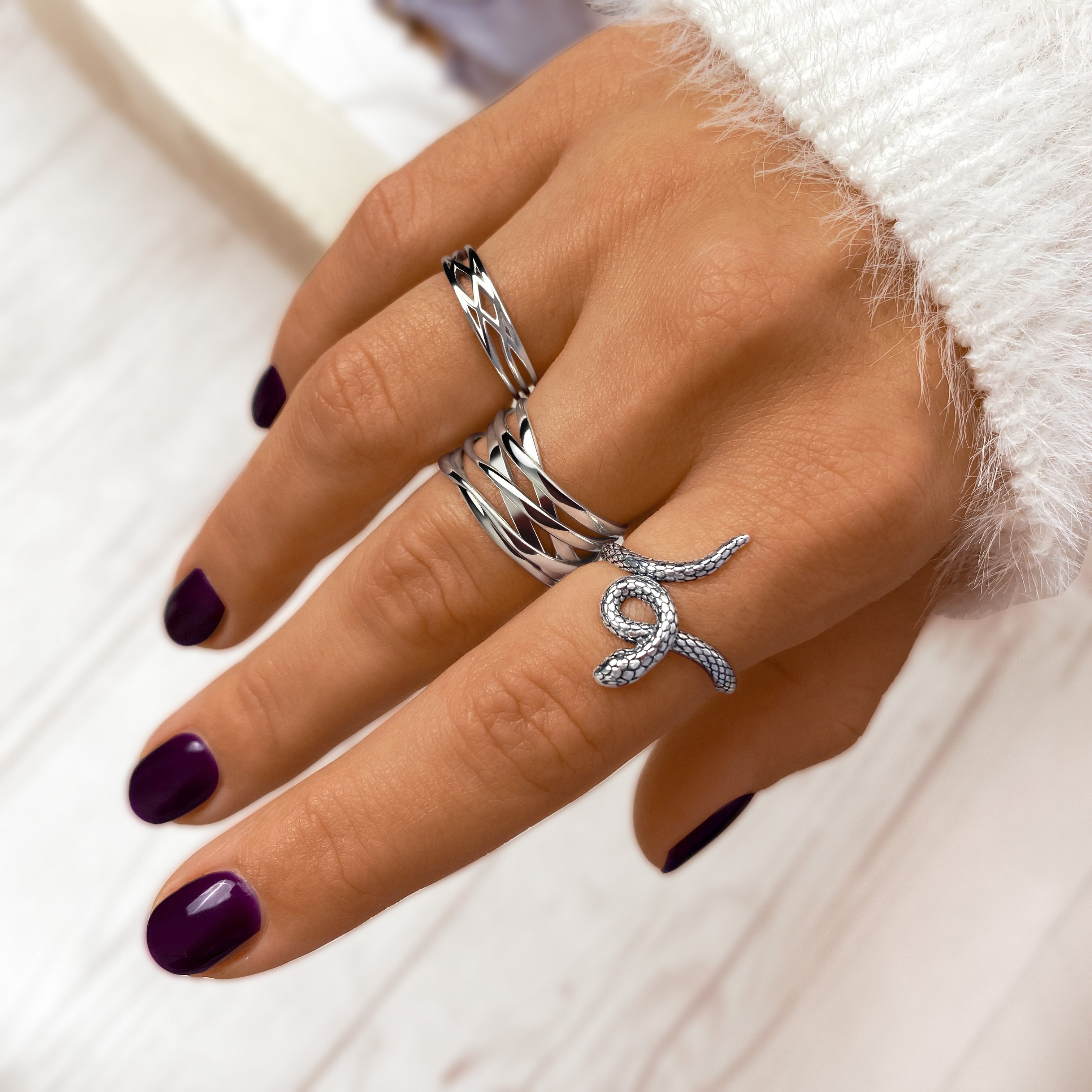 Stylish Branched Ring – Nora