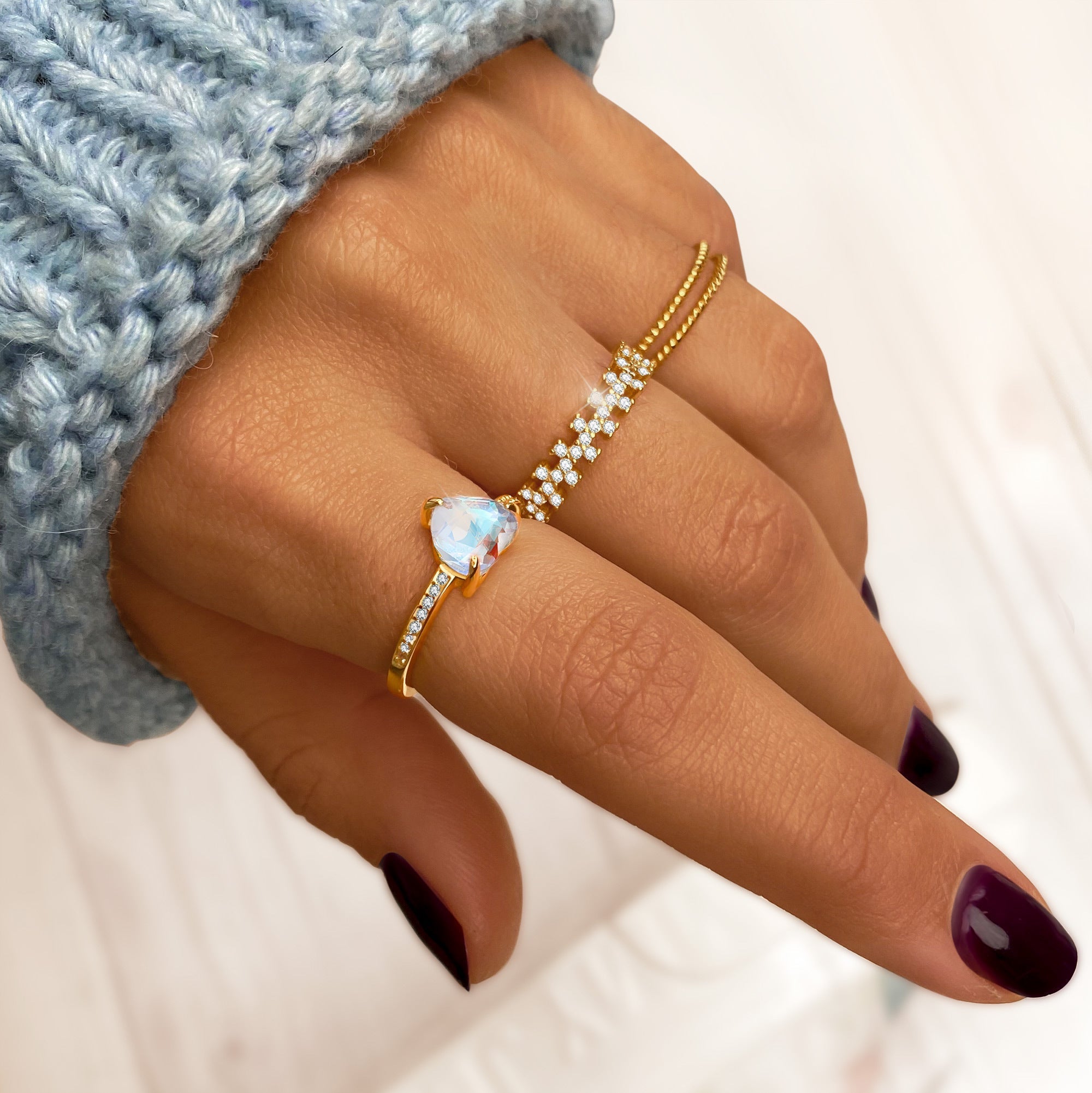 Braided Double Ring - Lina