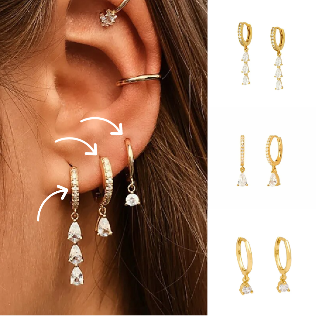 Versatile Earrings Set - Aurora