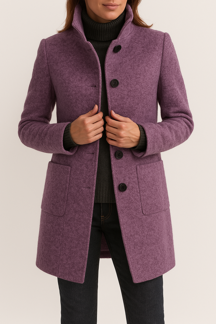 Modern women's wool coat – Isabella
