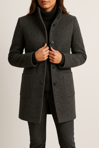 Modern women's wool coat – Isabella