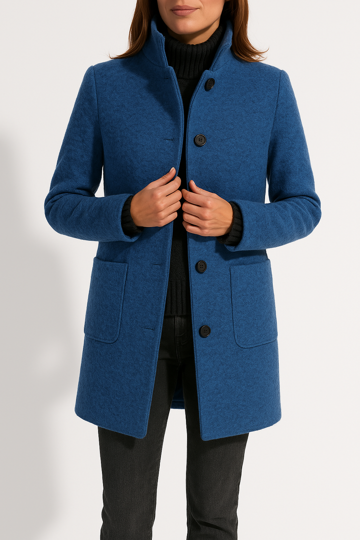 Modern women's wool coat – Isabella