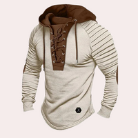 Men's Sweatshirt with Laces and Hood – Eliano