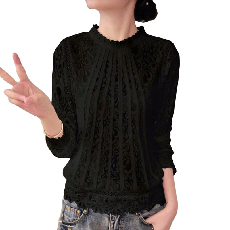 Top blouse with long sleeves – Amira Autumn Enchantment