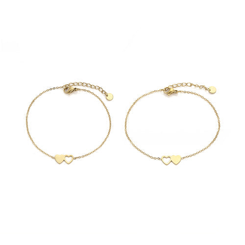 Always Connected Gold-Plated Bracelets