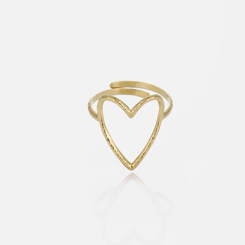 Heart Cutout Ring | Statement Jewellery for Women