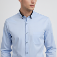 Langarmhemd Mit Kragen -  Simon