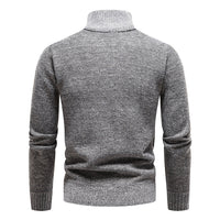 Knitted Men's Sweater with Half Zip – Cedric