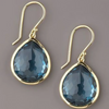 Vintage Blue Crystal Earrings – Amara