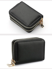Lychee Pattern Short Wallet – Stylish & Compact for Everyday Use