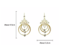 Golden Hoop Earrings  | Luxurious Jewellery