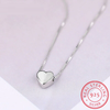 Minimalist Smooth Heart Necklace