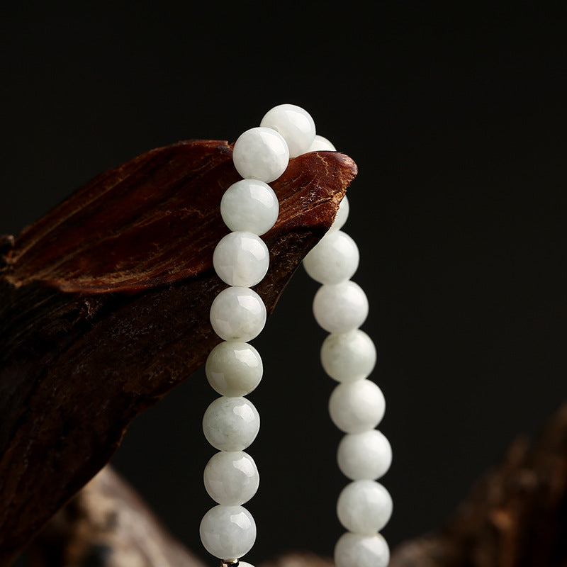 NATURAL JADE AND AGATE STONE BRACELET