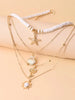 Stylish Starfish Layered Necklace