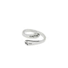 Sterling Silver Faith Ring for Women