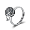 Silver Mantra Ring | Inspirational Statement Jewellery | Elegant and Stylish