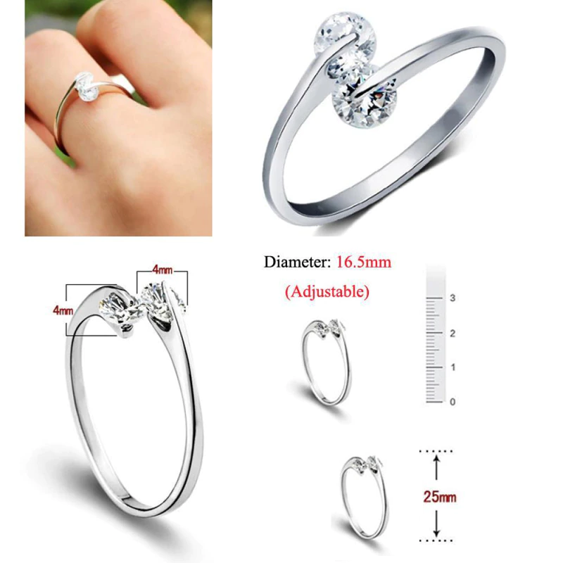 Elegant Sterling Silver Promise Ring | Women’s Jewellery