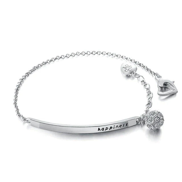 Lucky Silver Bracelet | Elegant Good Luck Charm Jewellery for Women