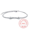 Elegant Silver Tennis Bracelet with Zirconia