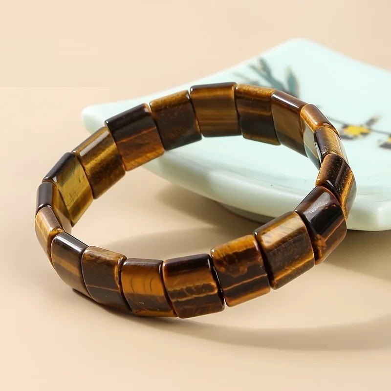 Tri-colour Natural Tiger Eye Bracelet | Healing Energy