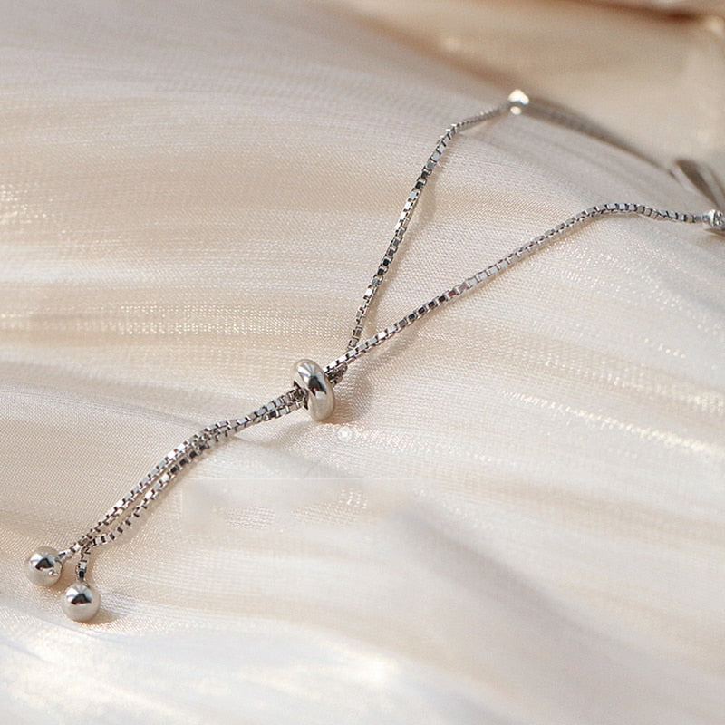 Elegant Silver Tennis Bracelet with Zirconia