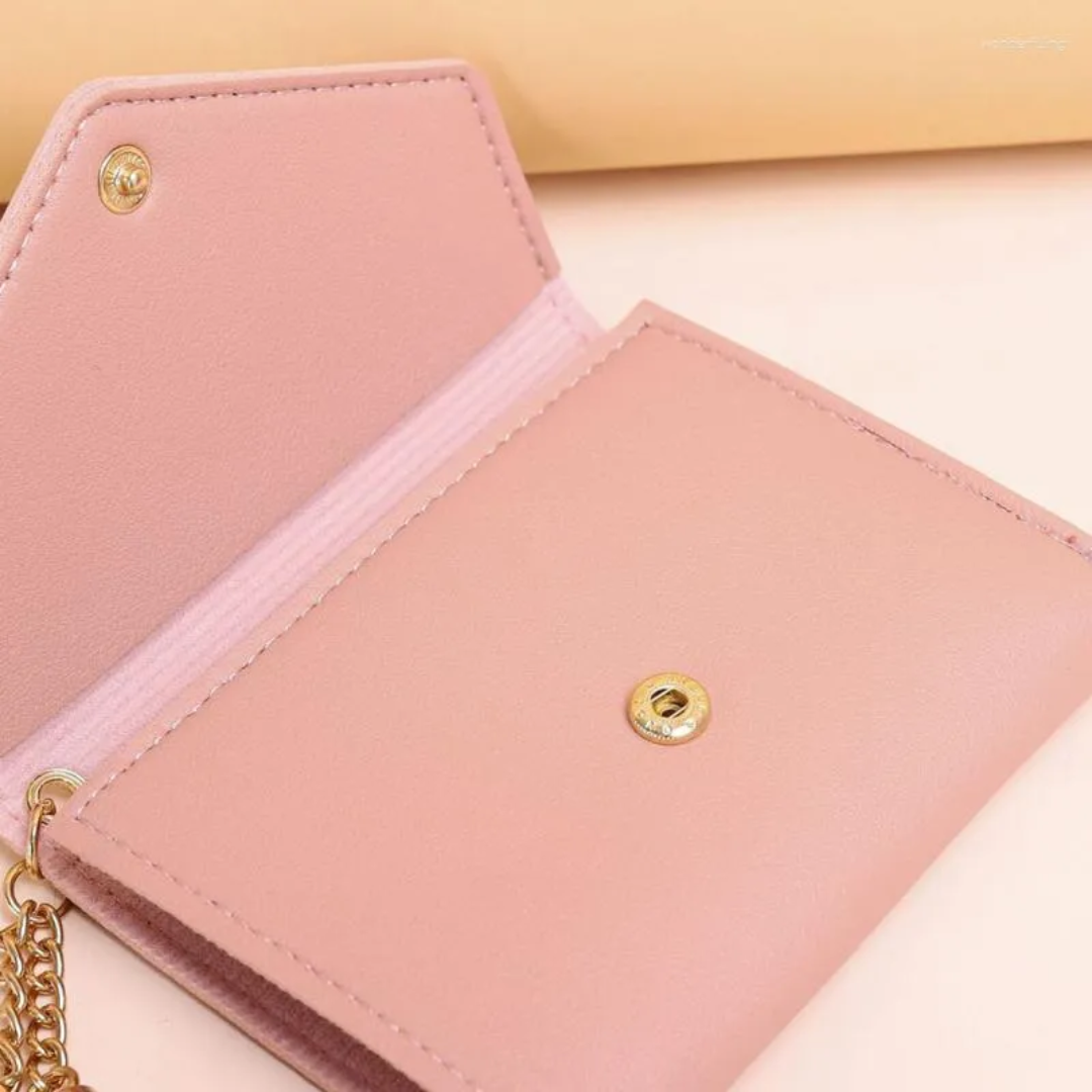 Mini Wallet with Tassel Charm