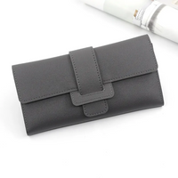 Minimalist Long Leather Wallet – Elegant & Organised Design